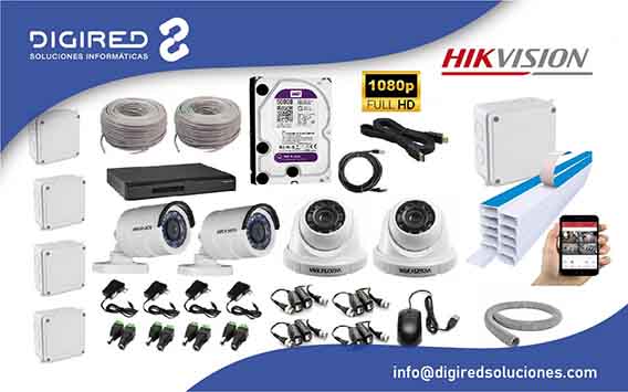 Precio 6 cámaras de seguridad 1080p full hd con instalación paquete 2, 4 camaras de seguridad Chiclayo, Lambayeque, Ferreñafe