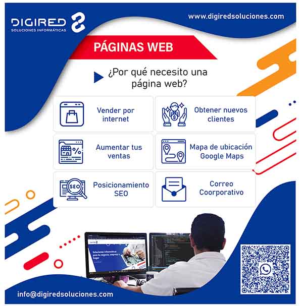 Desarrollo de páginas web para tu negocio en Chiclayo, Lambayeque, Ferreñafe