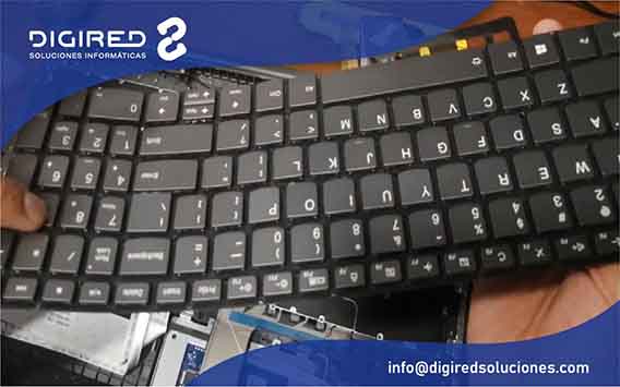 Precio cambio de teclado en Perú, cambio de laptop en Perú